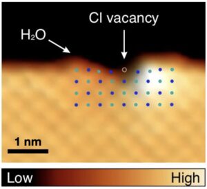 Controlled dissolution of a single ion from a salt interface